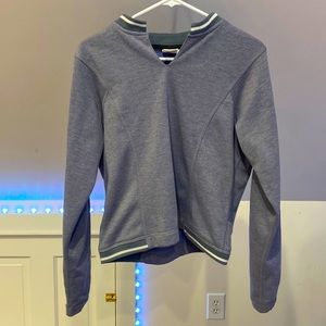 North Face blue long sleeve.